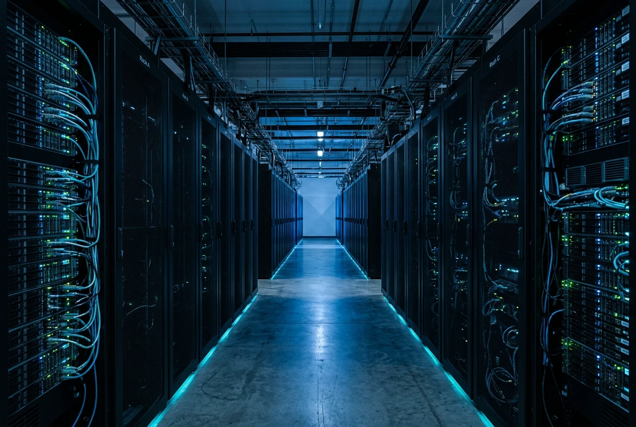 Data centre server aisle